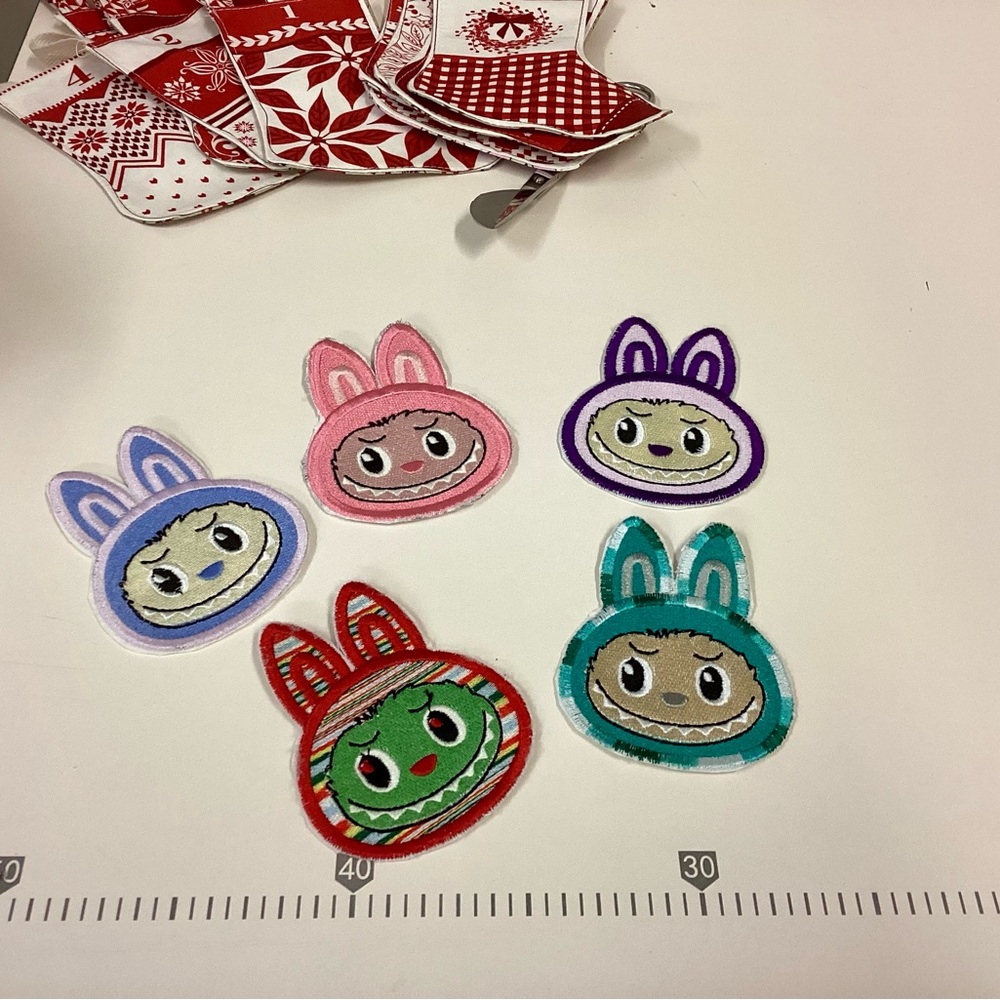 Labubu Patch’s. 5. Colours May Vary